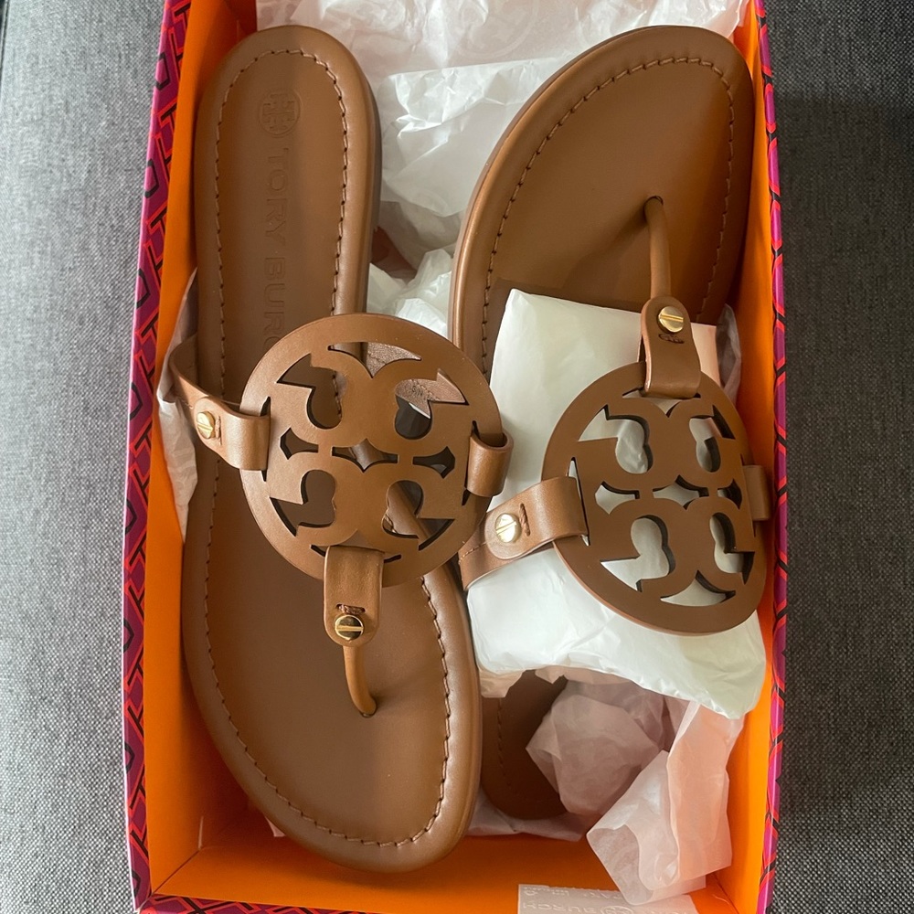 fresh out of box Tory Burch Miller Sandals size 9